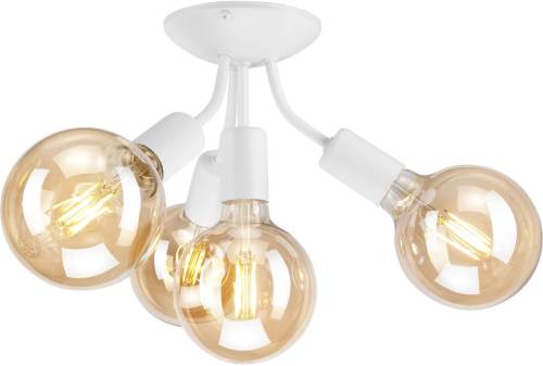 EULUNA Fitting-plafondlamp Go, 4-lamps, wit