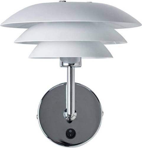 Dyberg Larsen DL20 wandlamp metaal 20cm wit