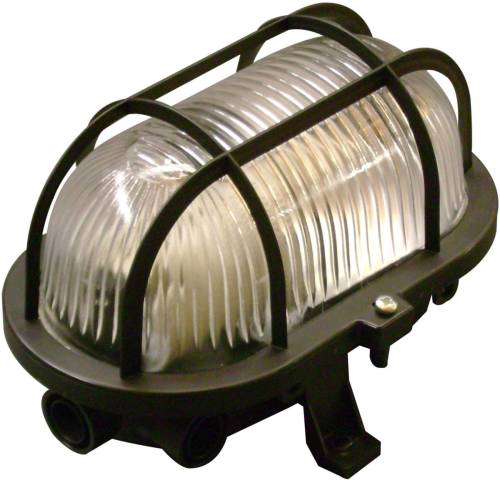 Müller-Licht Wandlamp Basic Oval, zwart