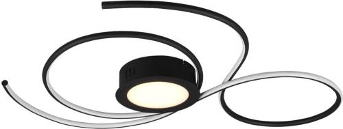 Trio Lighting LED plafondlamp Jive, 80cm, mat zwart