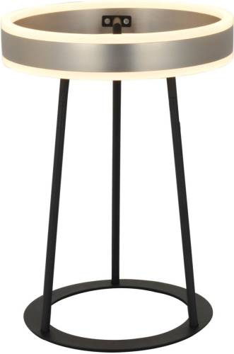 Lucande Seppe LED tafellamp, nikkel