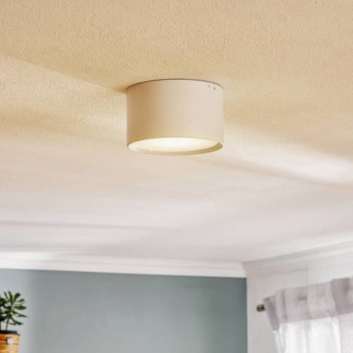 EULUNA LED downlight Ita in wit met diffusor, Ø 15 cm