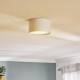 EULUNA LED downlight Ita in wit met diffusor, Ø 15 cm