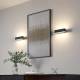 Lucande Matteo LED wandlamp, essenhout-kap
