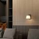 Lucande Rhea wandlamp met zwart hout