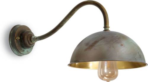 Moretti LUCE Wandlamp Circle messing antiek/gepolijst ber. 49cm