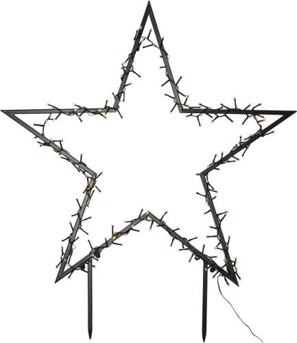 STAR TRADING LED sfeerlamp Spiky met aardspies, 80 cm