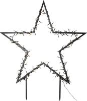 STAR TRADING LED sfeerlamp Spiky met aardspies, 80 cm