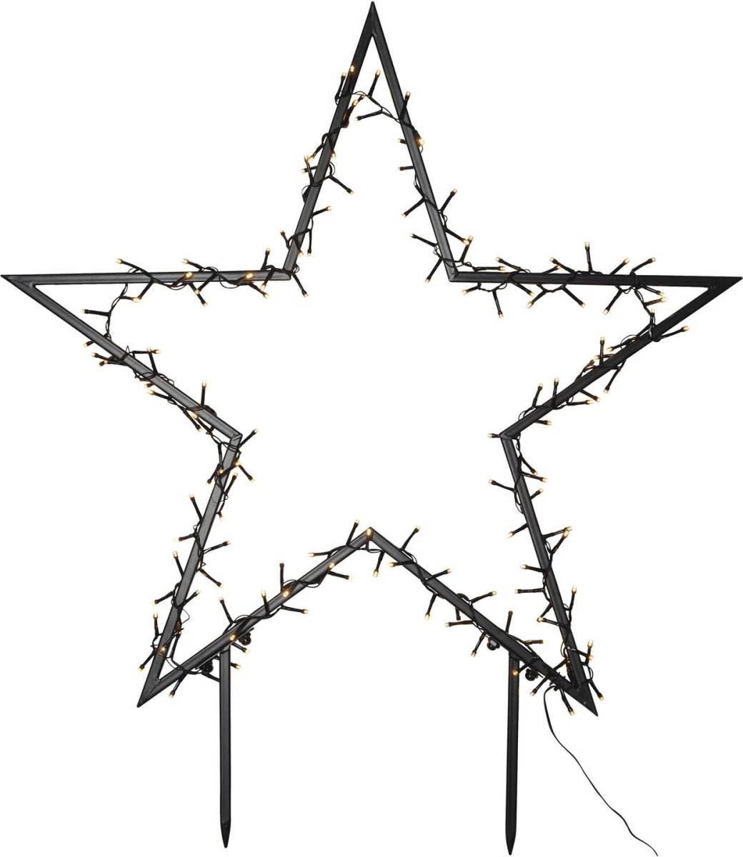 STAR TRADING LED sfeerlamp Spiky met aardspies, 80 cm
