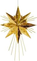 STAR TRADING Decoratie ster Mini Luxe van metaal, messing