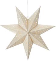 Markslöjd LED hangende ster Blank, batterij, Ø 45 cm, goud