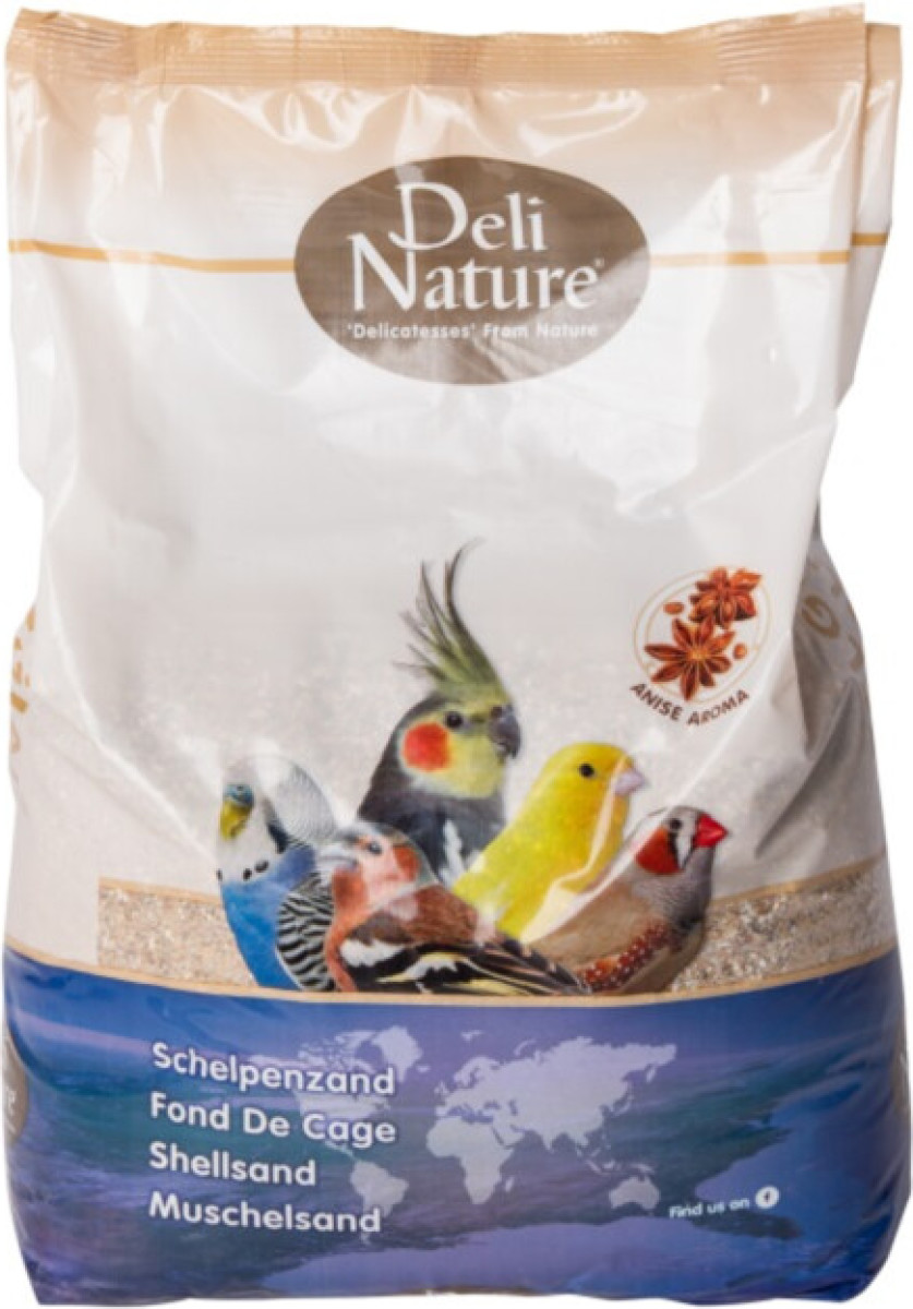 Deli Nature Schelpenzand Bruin 5 kg