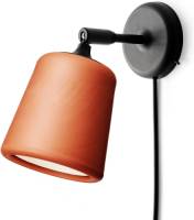 New Works Material Original wandlamp, terracotta