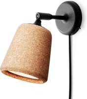 New Works Material Original wandlamp kurk natuur