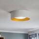 EULUNA Plafondlamp Moss, wit/goud