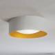 EULUNA Plafondlamp Moss, wit/goud
