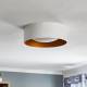 EULUNA Plafondlamp Moss, wit/goud