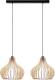 ENVOLIGHT Faje hanglamp, berkenmultiplex, 2-lamps