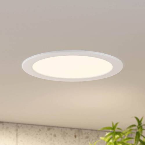 PRIOS Cadance LED inbouwlamp, wit, 24 cm
