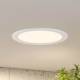 PRIOS Cadance LED inbouwlamp, wit, 24 cm