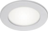 PRIOS Cadance LED inbouwlamp, zilver, 24 cm
