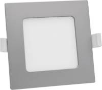 PRIOS Helina LED inbouwlamp, zilver, 22 cm, 18 W