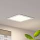 PRIOS Helina LED inbouwlamp, zilver, 22 cm, 18 W