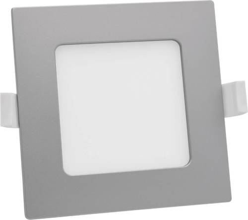 PRIOS Helina LED inbouwlamp, zilver, 22 cm, 24 W
