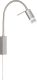 Fischer & Honsel LED wandlamp River, flexibele arm, glas