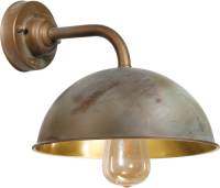 Moretti LUCE Wandlamp Circle, messing, bereik 31 cm