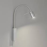 Fischer & Honsel LED wandlamp River, flexibele arm, geribbeld