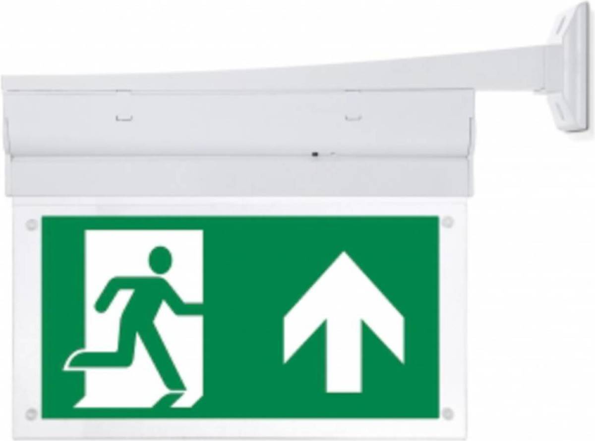 B-SAFETY Wandbeugel voor noodlamp L-LUX standaard Eco