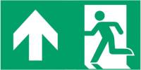 B-SAFETY Schild vluchtroute type H voor L-LUX standaard Eco