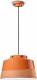 Ferroluce Hanglamp Quindim van keramiek, Ø 40 cm, oranje