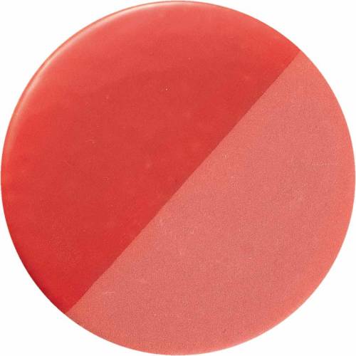 Ferroluce Plafondlamp PI, glanzend/mat, Ø 40 cm, rood