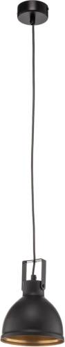 EULUNA Hanglamp Trial, 1-lamp, zwart/goud