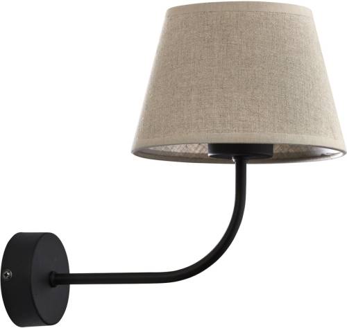 EULUNA Wandlamp Chicago met kap van linnen
