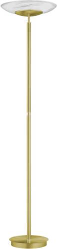 B-Leuchten Findus LED vloerlamp 1-lamp messing