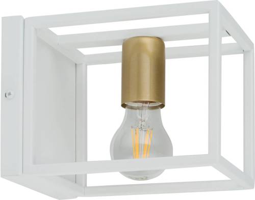 EULUNA Wandlamp Aramis, 1-lamp, wit/goud