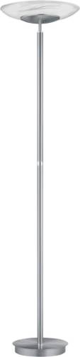 B-Leuchten Findus LED vloerlamp 1-lamp mat nikkel