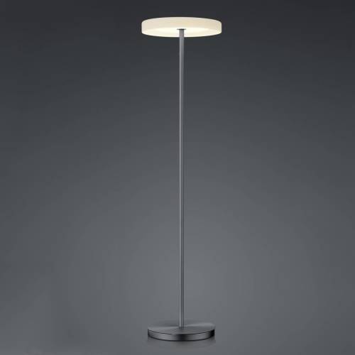 BANKAMP Button LED vloerlamp met dimmer, antraciet