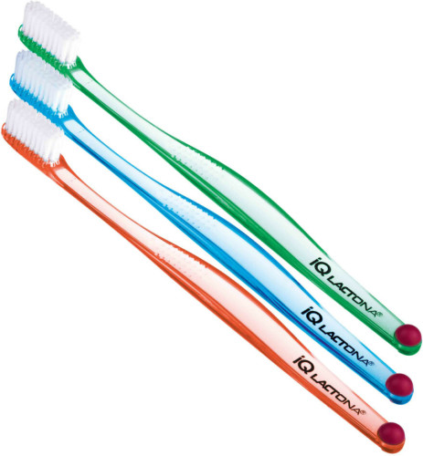 6x Lactona Tandenborstel IQ Extra Soft 3 stuks