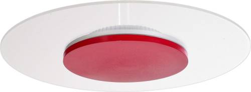 Deko-Light LED plafondlamp Zaniah, 360°-licht, 18W, rood