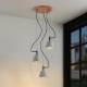 Lucande Otavis hanglamp van beton, 3-lamps