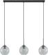 Lindby Firano hanglamp van glas, 3-lamps, lang