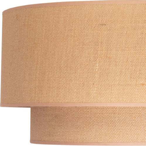 EULUNA Plafondlamp Boho jute, natuurlijk bruin, Ø45cm