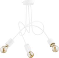 EULUNA Plafondlamp Tarnow 3-lamps, wit