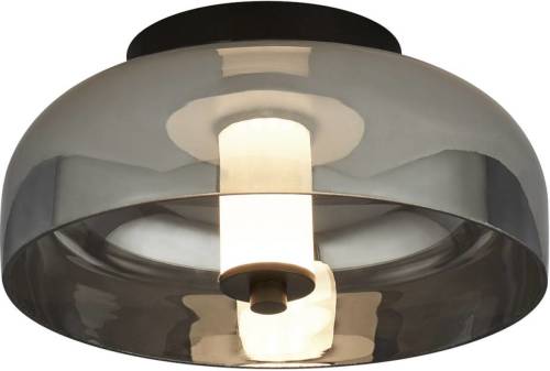 Searchlight LED plafondlamp Frisbee met glazen kap