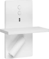 LEDS-C4 E-Lamp LED wandlamp met spot, wit