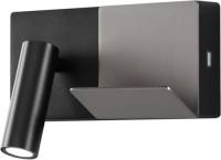 LEDS-C4 E-Lamp mini LED wandlamp zwart/grijs